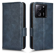 Funda de Cuero Cartera con Soporte Carcasa C05X para Xiaomi Mi 13T Pro 5G Azul