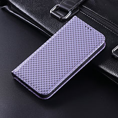 Funda de Cuero Cartera con Soporte Carcasa C06X para Google Pixel 6 5G Morado