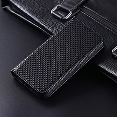 Funda de Cuero Cartera con Soporte Carcasa C06X para Google Pixel 6 5G Negro