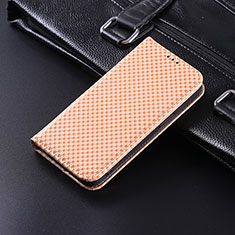 Funda de Cuero Cartera con Soporte Carcasa C06X para Google Pixel 6a 5G Oro