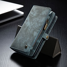 Funda de Cuero Cartera con Soporte Carcasa C11S para Samsung Galaxy S23 5G Azul