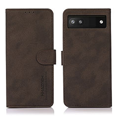 Funda de Cuero Cartera con Soporte Carcasa D01Y para Google Pixel 7a 5G Marron