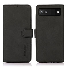 Funda de Cuero Cartera con Soporte Carcasa D01Y para Google Pixel 7a 5G Negro