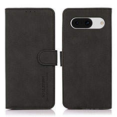 Funda de Cuero Cartera con Soporte Carcasa D01Y para Google Pixel 8a 5G Negro