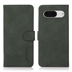 Funda de Cuero Cartera con Soporte Carcasa D01Y para Google Pixel 8a 5G Verde