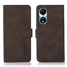 Funda de Cuero Cartera con Soporte Carcasa D01Y para Huawei Honor X5 Plus Marron