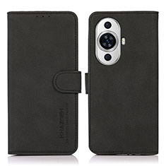 Funda de Cuero Cartera con Soporte Carcasa D01Y para Huawei Nova 11 Pro Negro