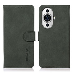 Funda de Cuero Cartera con Soporte Carcasa D01Y para Huawei Nova 11 Verde