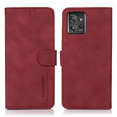 Funda de Cuero Cartera con Soporte Carcasa D01Y para Motorola ThinkPhone 5G Rojo