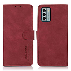 Funda de Cuero Cartera con Soporte Carcasa D01Y para Nokia G22 Rojo