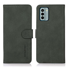 Funda de Cuero Cartera con Soporte Carcasa D01Y para Nokia G22 Verde