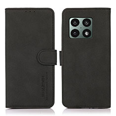 Funda de Cuero Cartera con Soporte Carcasa D01Y para OnePlus 10 Pro 5G Negro