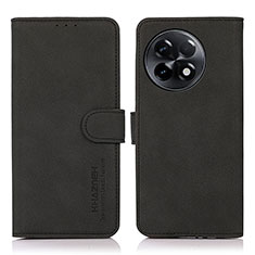 Funda de Cuero Cartera con Soporte Carcasa D01Y para OnePlus 11R 5G Negro