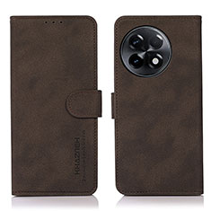 Funda de Cuero Cartera con Soporte Carcasa D01Y para OnePlus Ace 2 Pro 5G Marron