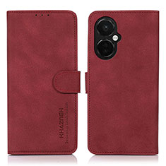 Funda de Cuero Cartera con Soporte Carcasa D01Y para OnePlus Nord CE 3 Lite 5G Rojo