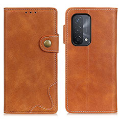 Funda de Cuero Cartera con Soporte Carcasa D01Y para OnePlus Nord N200 5G Marron