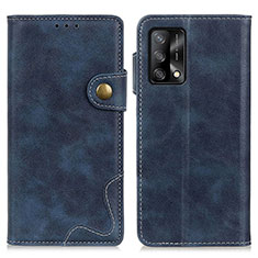 Funda de Cuero Cartera con Soporte Carcasa D01Y para Oppo A95 4G Azul