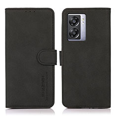 Funda de Cuero Cartera con Soporte Carcasa D01Y para Oppo K10 5G India Negro