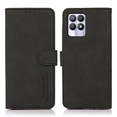 Funda de Cuero Cartera con Soporte Carcasa D01Y para Realme 8i Negro