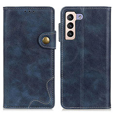 Funda de Cuero Cartera con Soporte Carcasa D01Y para Samsung Galaxy S21 FE 5G Azul