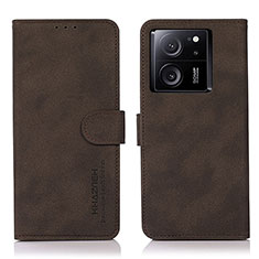 Funda de Cuero Cartera con Soporte Carcasa D01Y para Xiaomi Mi 13T 5G Marron