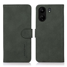 Funda de Cuero Cartera con Soporte Carcasa D01Y para Xiaomi Poco C65 Verde