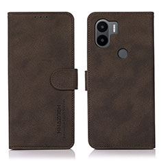 Funda de Cuero Cartera con Soporte Carcasa D01Y para Xiaomi Redmi A1 Plus Marron