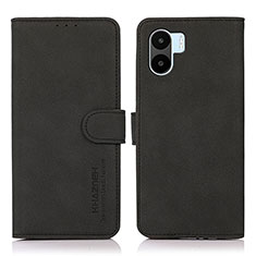 Funda de Cuero Cartera con Soporte Carcasa D01Y para Xiaomi Redmi A2 Negro