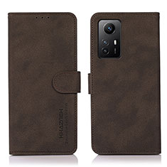 Funda de Cuero Cartera con Soporte Carcasa D01Y para Xiaomi Redmi Note 12S Marron