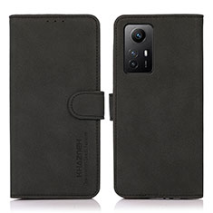 Funda de Cuero Cartera con Soporte Carcasa D01Y para Xiaomi Redmi Note 12S Negro