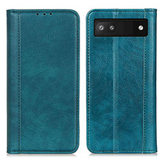 Funda de Cuero Cartera con Soporte Carcasa D03Y para Google Pixel 7a 5G Verde