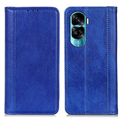 Funda de Cuero Cartera con Soporte Carcasa D03Y para Huawei Honor 90 Lite 5G Azul