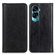 Funda de Cuero Cartera con Soporte Carcasa D03Y para Huawei Honor 90 Lite 5G Negro