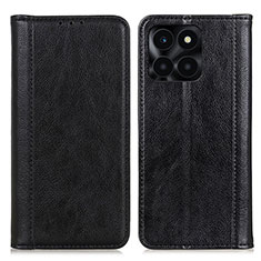 Funda de Cuero Cartera con Soporte Carcasa D03Y para Huawei Honor X8b Negro