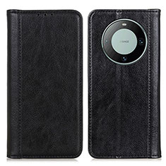 Funda de Cuero Cartera con Soporte Carcasa D03Y para Huawei Mate 60 Pro Negro