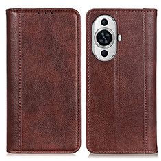 Funda de Cuero Cartera con Soporte Carcasa D03Y para Huawei Nova 11 Marron