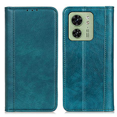 Funda de Cuero Cartera con Soporte Carcasa D03Y para Motorola Moto Edge 40 5G Verde