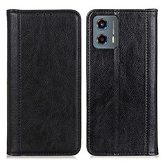 Funda de Cuero Cartera con Soporte Carcasa D03Y para Motorola Moto G 5G (2023) Negro