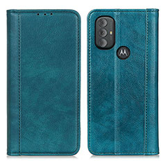 Funda de Cuero Cartera con Soporte Carcasa D03Y para Motorola Moto G Play (2023) Verde