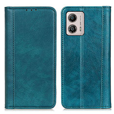 Funda de Cuero Cartera con Soporte Carcasa D03Y para Motorola Moto G53 5G Verde