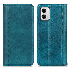 Funda de Cuero Cartera con Soporte Carcasa D03Y para Motorola Moto G73 5G Verde