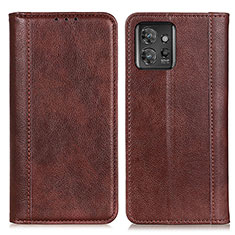 Funda de Cuero Cartera con Soporte Carcasa D03Y para Motorola ThinkPhone 5G Marron