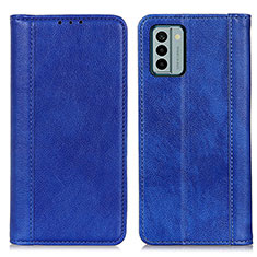 Funda de Cuero Cartera con Soporte Carcasa D03Y para Nokia G22 Azul