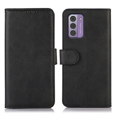 Funda de Cuero Cartera con Soporte Carcasa D03Y para Nokia G42 5G Negro