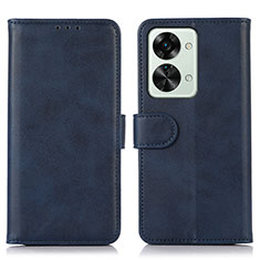 Funda de Cuero Cartera con Soporte Carcasa D03Y para OnePlus Nord 2T 5G Azul