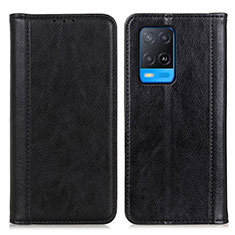 Funda de Cuero Cartera con Soporte Carcasa D03Y para Oppo A54 4G Negro