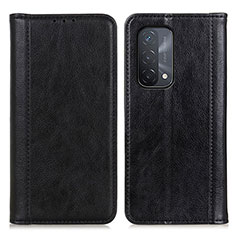 Funda de Cuero Cartera con Soporte Carcasa D03Y para Oppo A54 5G Negro