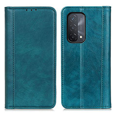 Funda de Cuero Cartera con Soporte Carcasa D03Y para Oppo A54 5G Verde