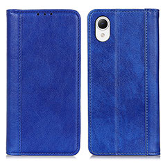 Funda de Cuero Cartera con Soporte Carcasa D03Y para Samsung Galaxy A23 5G SC-56C Azul