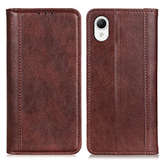 Funda de Cuero Cartera con Soporte Carcasa D03Y para Samsung Galaxy A23 5G SC-56C Marron